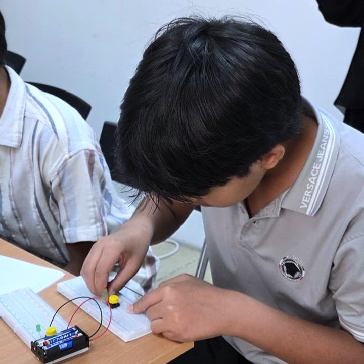 Alpsense students learning