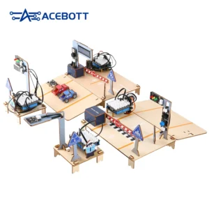 The full intelligent transportation display kit with all five projects running together